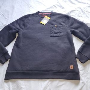 Coleman Bonded Sweatshirt Sherpa Lined Ensures Extra Warmth Relaxed Fit Medium